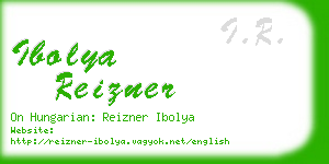 ibolya reizner business card